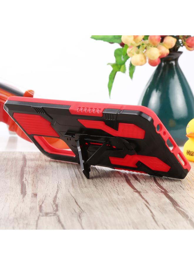 S-TOP Case For Infinix Note 10 Pro Armor Warrior Shockproof PC + TPU Lanyard Phone Case - Image 3