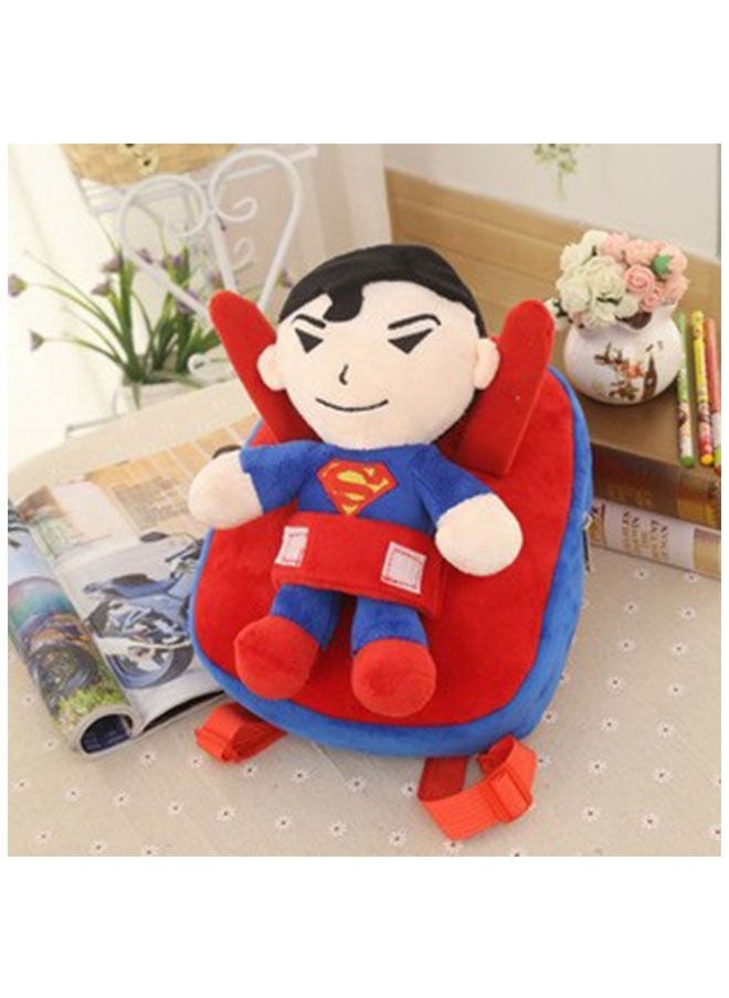 Superman Doll Plush Backpack Large Capacity Children's Mini Travel Bag  - Image 2
