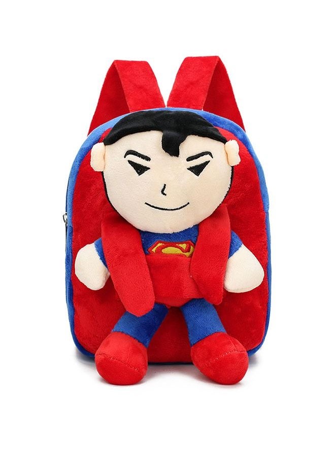 Superman Doll Plush Backpack Large Capacity Children's Mini Travel Bag  - Image 1