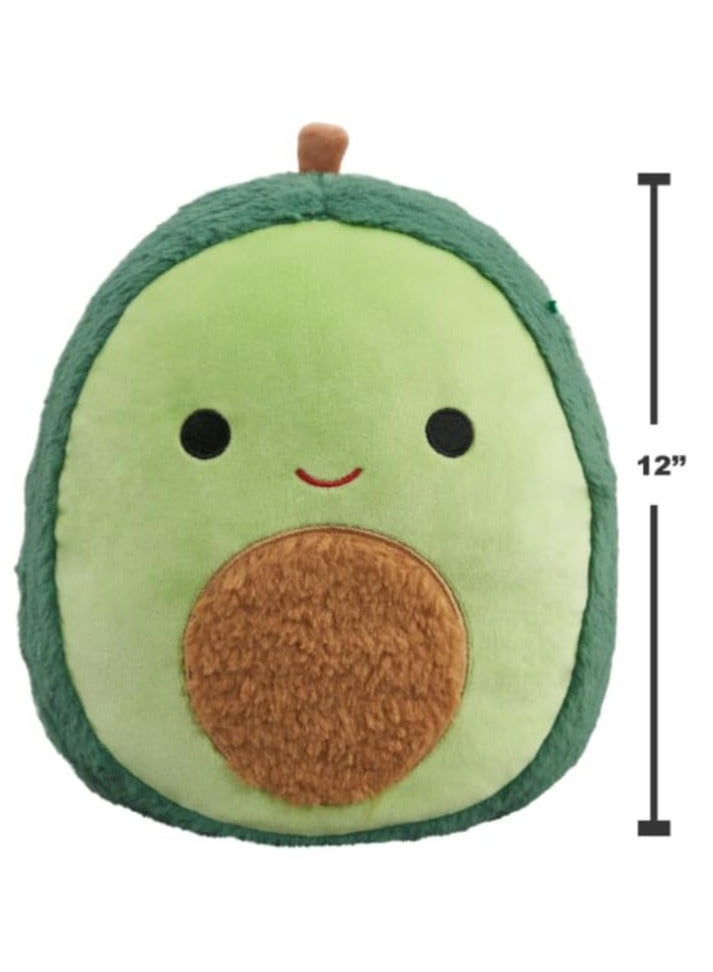 Squishmallows 12 inch Fuzzamallows Medium Plush Austin Grn Avacado Officially Licensed Kellytoy Plush Toy Colorful Soft Gift | For Kids Girls & Boys | Washable Squishy Stuff Toy | All Age  - Image 5