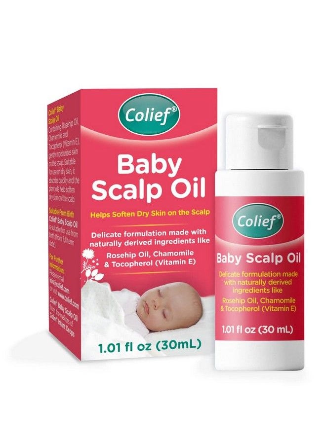 Colief Baby Scalp Oil ; Soothing Moisturizing Oil For Babies Scalp And Skin ; Preventative Of Itchy Flaky Dry Damaged Skin On Infants ; With Rosehip Oil Chamomile And Vitamin E ; 1.01 Fl. Oz  - Image 2