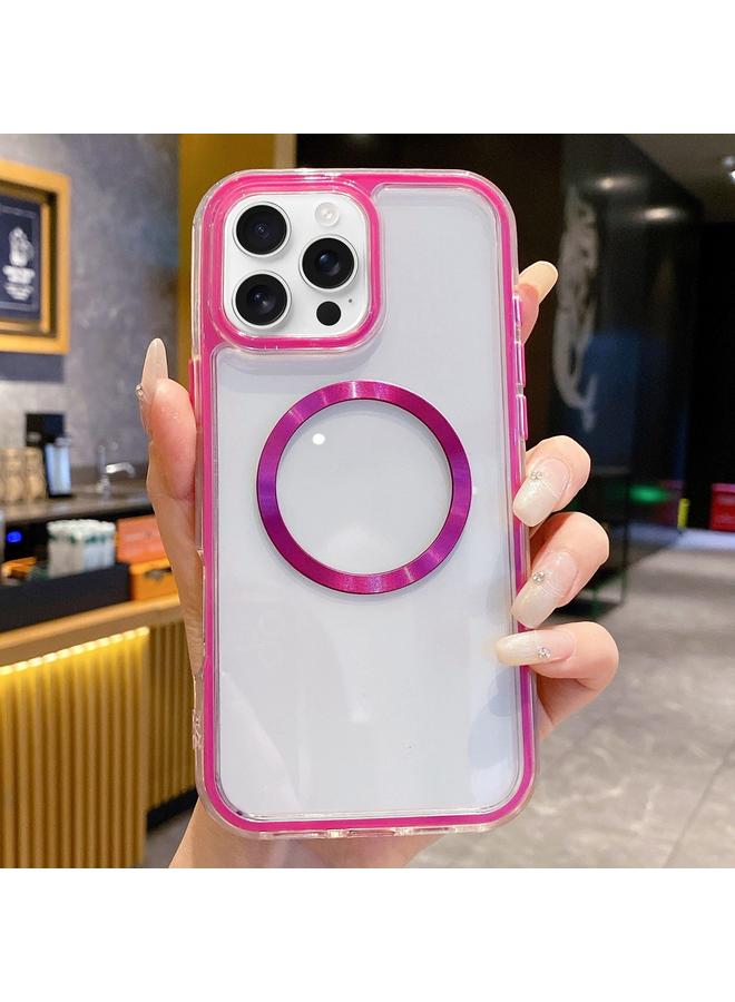 S-TOP Case For iPhone 14 Pro 3 in 1 Airbag CD Texture MagSafe Phone Case - Image 1