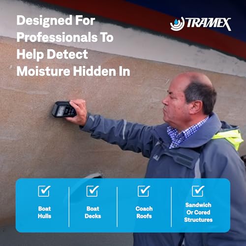 Tramex Skipper 5 Boat Moisture Meter SMM5 | Marine Instrument for Measuring Moisture Content in Wood & Glass-Reinforced Plastic (GRP) - Image 4