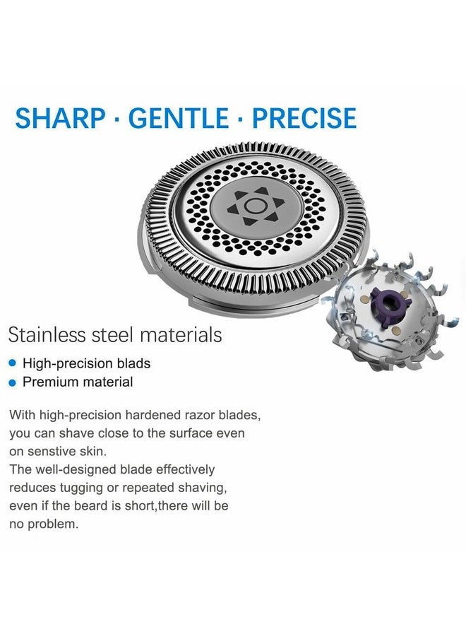 Tomorrow will be better - Sh9898 72 Head Shaver Replacement Compatible With Philips Norelco S9000 Prestige Replacement Blades For Philips Electric Shaver Series 9000 Prestige Sp9800Sp9820Sh9862 Replacement Shaving Heads - Image 1