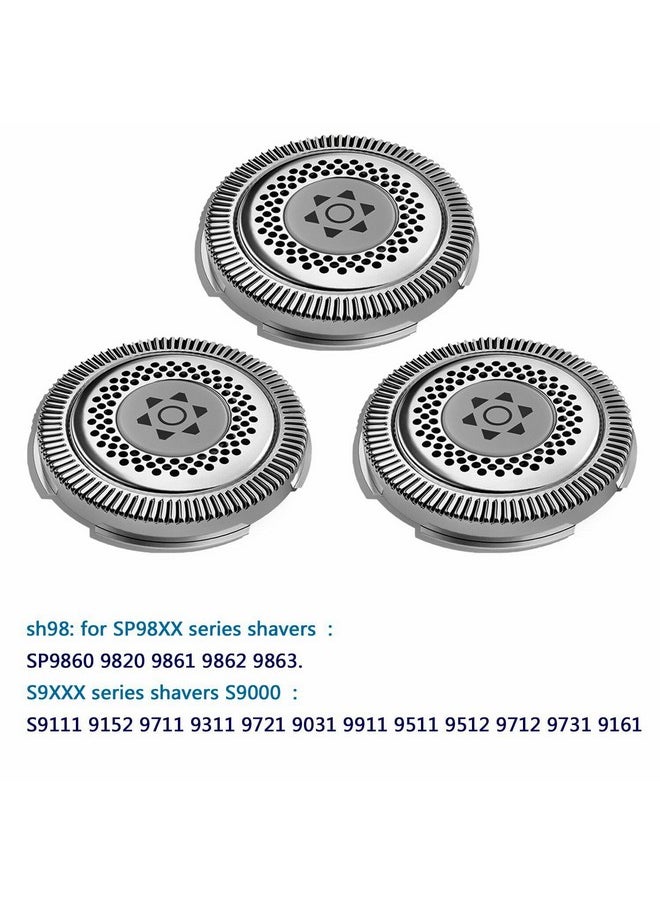 Tomorrow will be better - Sh9898 72 Head Shaver Replacement Compatible With Philips Norelco S9000 Prestige Replacement Blades For Philips Electric Shaver Series 9000 Prestige Sp9800Sp9820Sh9862 Replacement Shaving Heads - Image 1