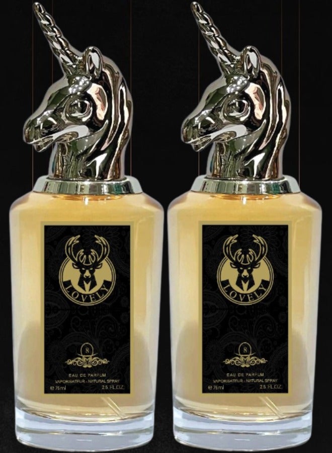 لافلي 2 قطع عطر لوفلي رقم 8 75 مل - Image 1