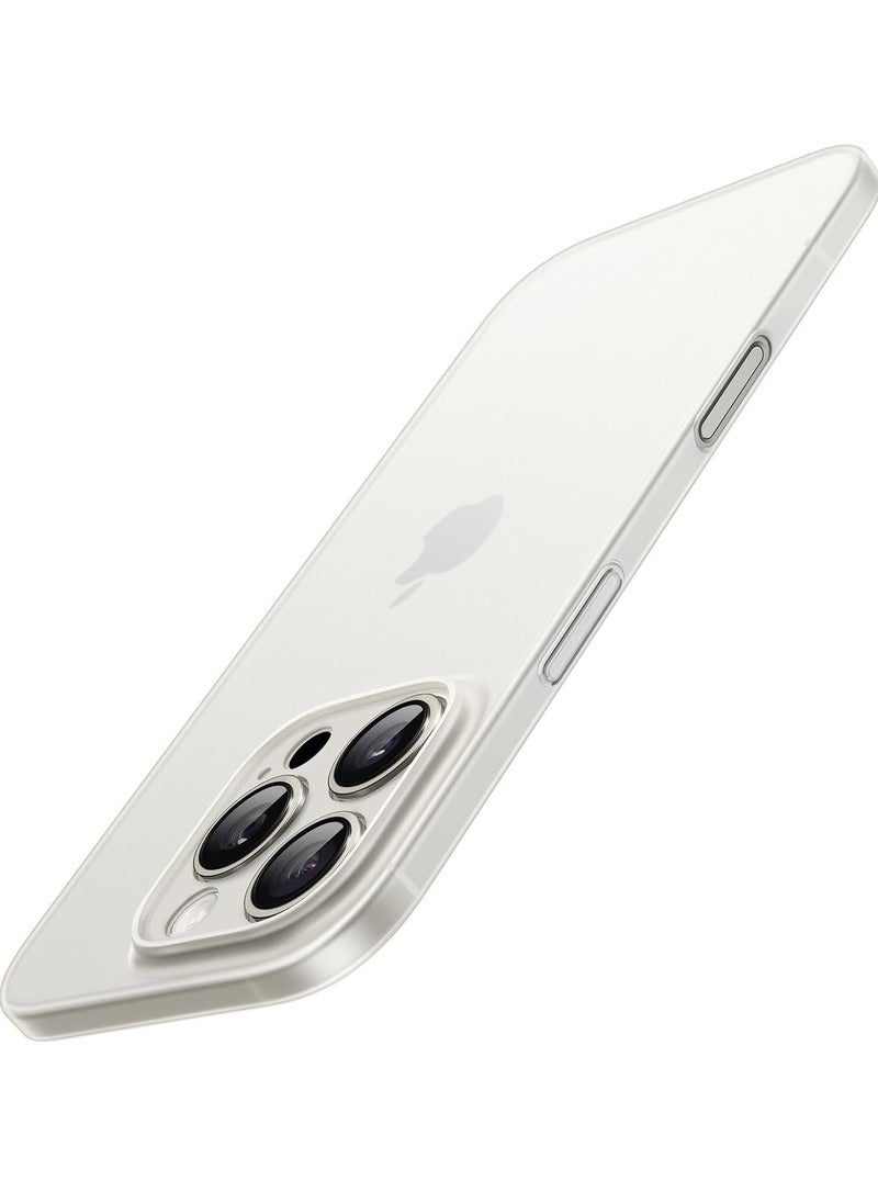 JAJEEK حافظة رفيعة للغاية لجهاز آيفون 16 برو 6.3 بوصة – 0.35 مم رقيقة وخفيفة الوزن بلمسة نهائية غير لامعة، حافظة صلبة من مادة PP، حماية كاملة لعدسة الكاميرا، تصميم بسيط، مقاومة للصدمات والخدوش، غطاء آيفون متين - Image 1