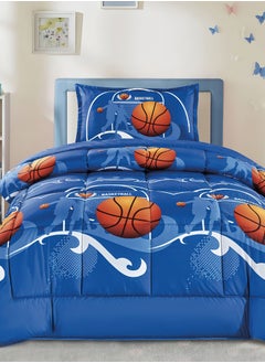 Moon 3-Piece kids Medium Filling Comforter set Reversible Bed Set Single Size 160x210 cm for Boys & Girls  - Image 2