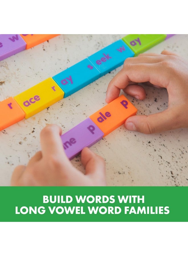 Educational Insights Phonics Dominoes Long Vowels Manipulative For Classroom & Home Set Of 84 Dominoes In 6 Colors Ages 6+ - Image 5