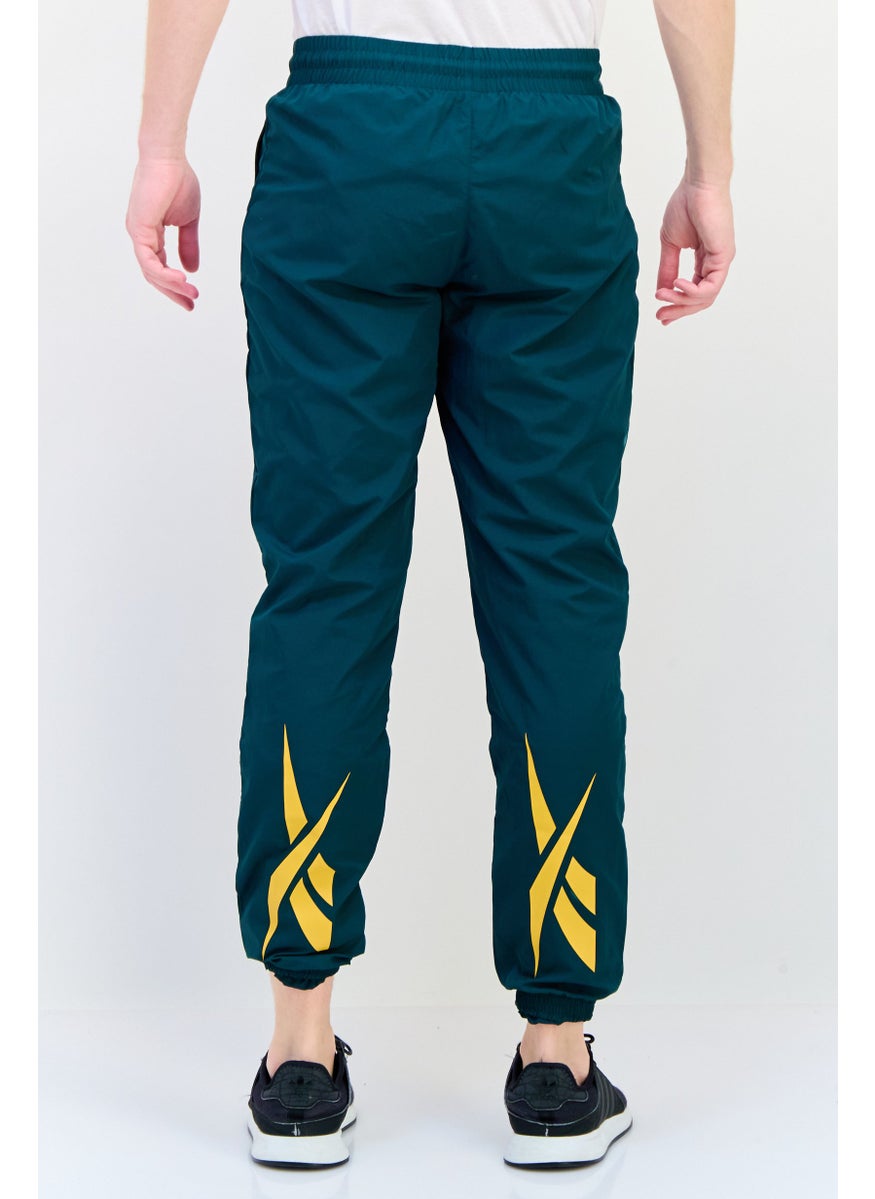 Reebok Men Sportswear Fit Training Track Pants, Dark Green  - Image 3