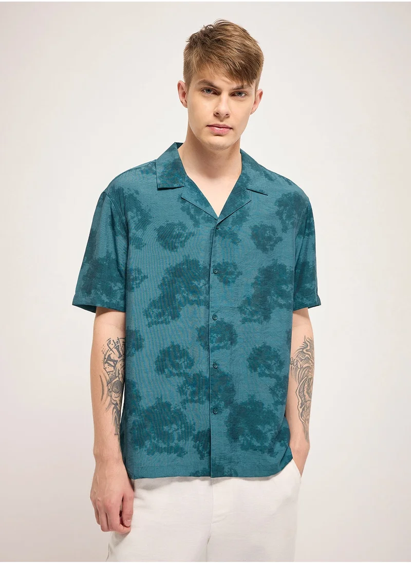 ذا بير هاوس Shirt for Men | Slim Fit, Short Sleeve, Casual or Formal Button-Down | Soft, Breathable Fabric for Work, Everyday, & All-Season Wear in Stylish