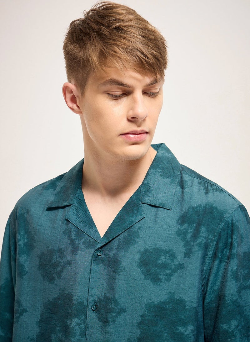 THE BEAR HOUSE Shirt for Men | Slim Fit, Short Sleeve, Casual or Formal Button-Down | Soft, Breathable Fabric for Work, Everyday, & All-Season Wear in Stylish  - Image 3