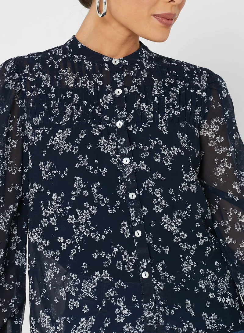 ELLA Pleated Yoke Shirt