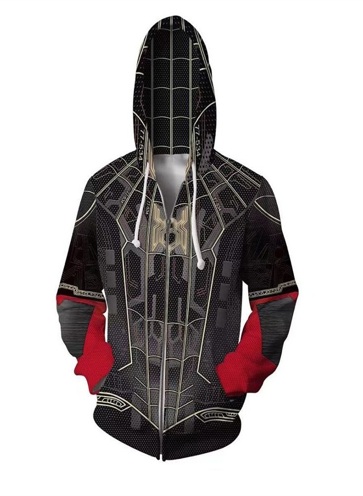 Loquat New Spider 3D Print Hoodie 