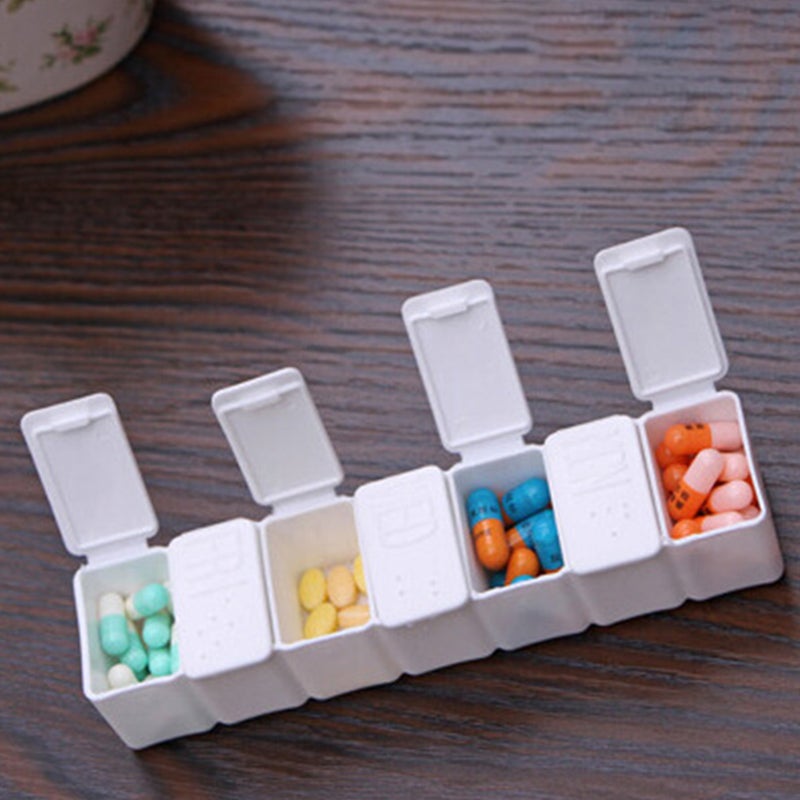 7pcs Weekly Storage Container Holders With Braille Recognition - Image 4