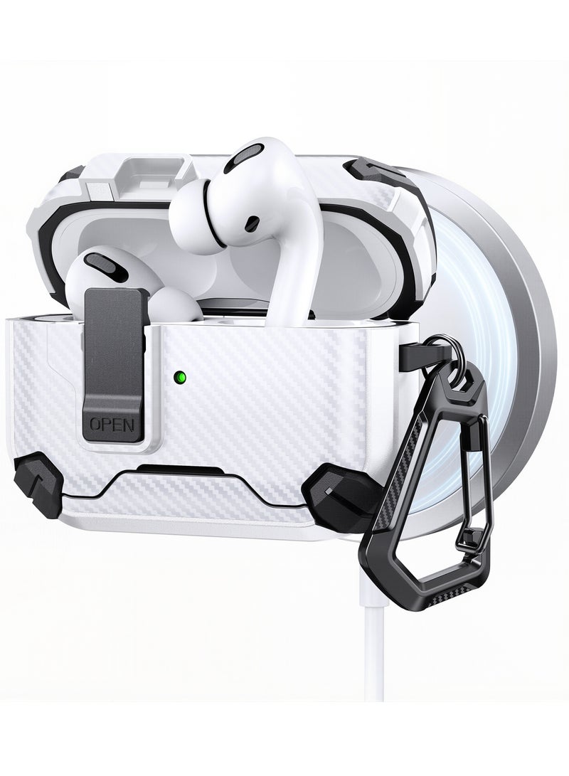 AirPods 4/AirPods Pro/AirPods Pro 2/AirPods Pro 3 protective case, magsafe，phone holder, pop-up headphone case,earphone protecter，headphone protecter，earphone case - Image 1