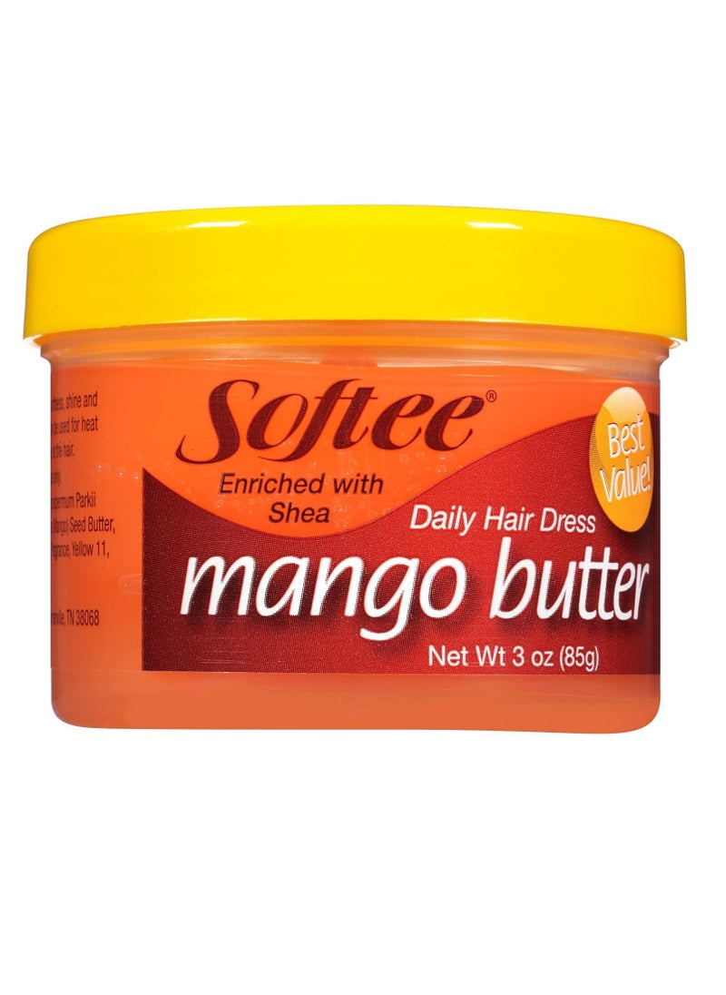 Softee Softee Mango Shea Butter Daily Hair Dress, 3 Ounce Jar (1)  - Image 1