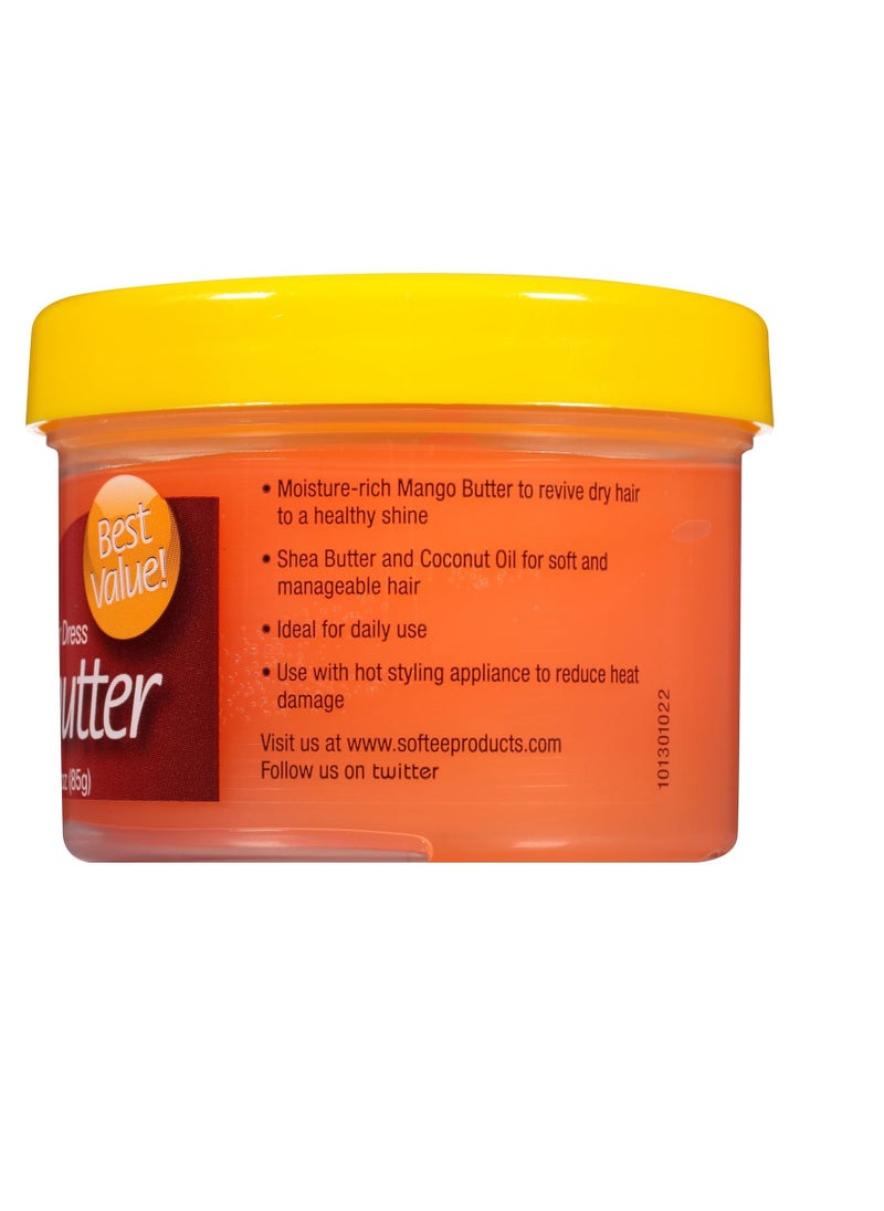 Softee Softee Mango Shea Butter Daily Hair Dress, 3 Ounce Jar (1)  - Image 2