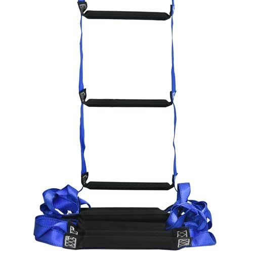 XXFBJNMD Emergency Fire Escape Ladder 9.8 Feet Portable Safety Rope Ladder Emergency Escape Ladders for 2-3 Story Homes for Windows, Balconies, and Sailboats, Kayaks, Etc - Image 1