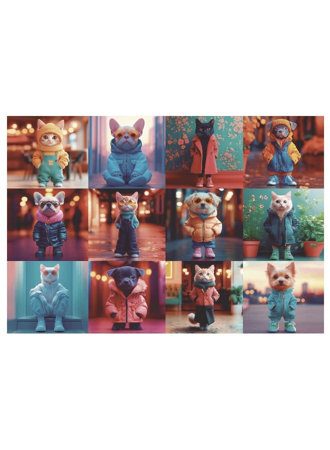 EDUCA لعبة الألغاز الحيوانية العصرية للأطفال 200 قطعة للأطفال من عمر 6 سنوات فما فوق (20219) - Image 2