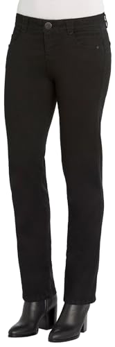 Democracy womens Absolution Straight Leg Jeans Black 4 US B1560VXSLBLCK4