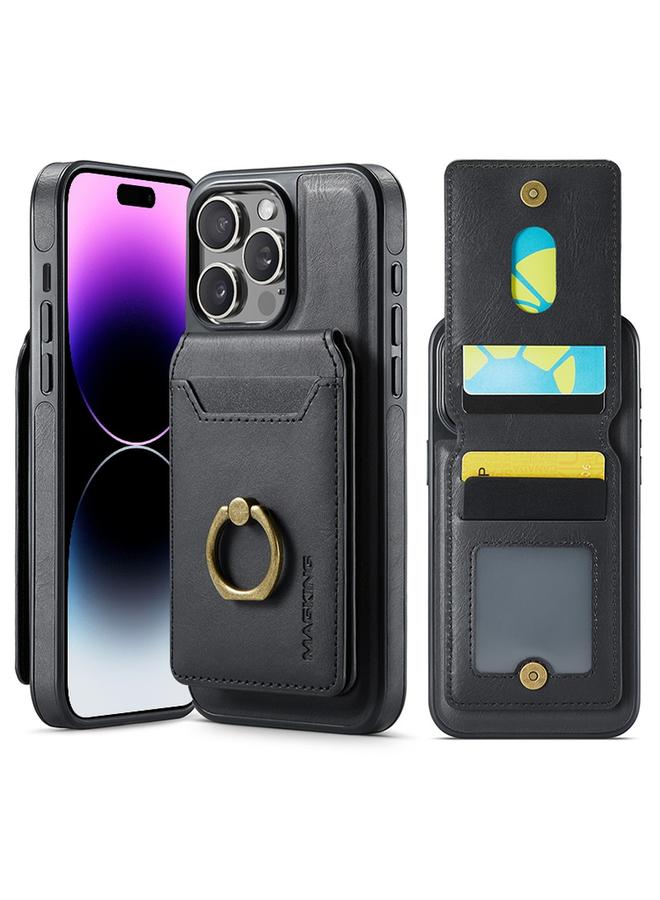 Dg Ming Case For iPhone 14 Pro Max K1 MagSafe Detachable Wallet RFID Back Cover Phone Case - Image 1