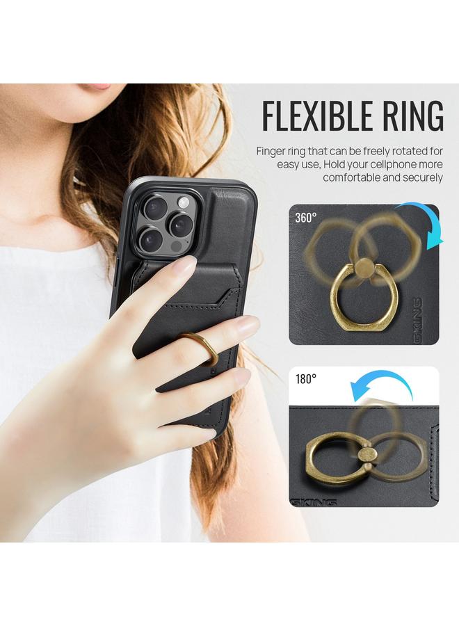Dg Ming Case For iPhone 14 Pro Max K1 MagSafe Detachable Wallet RFID Back Cover Phone Case - Image 5