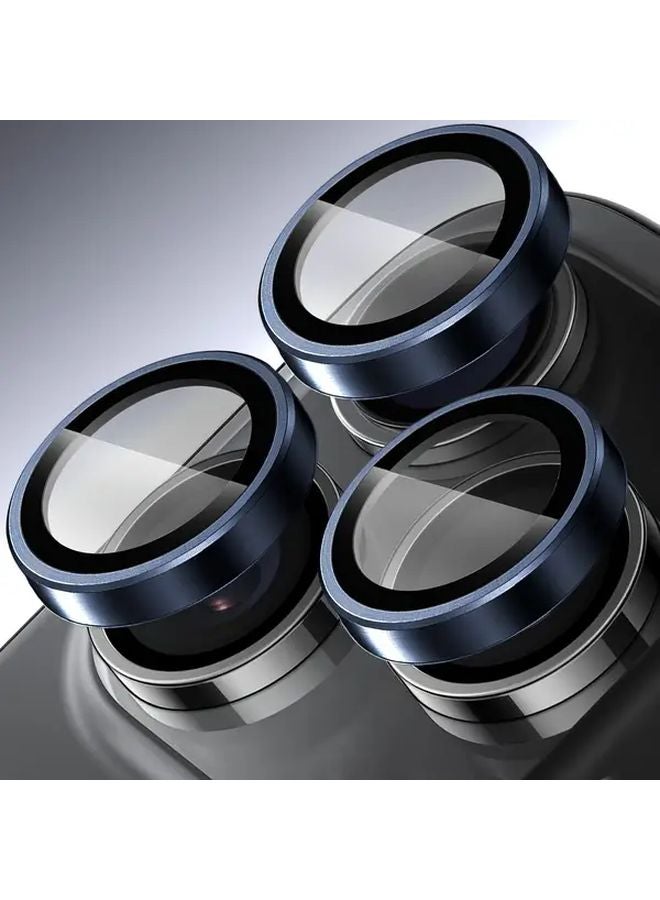 Blue Tempered Glass Lens Protector For iPhone 17 Pro Max Case Friendly - Image 1