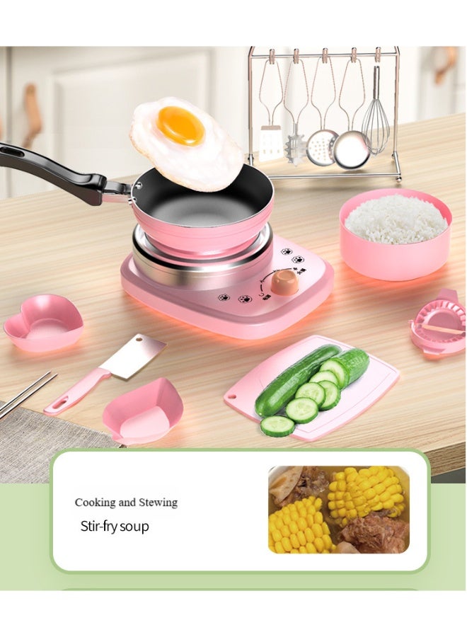 22 جهاز كمبيوتر شخصي مجموعة مطبخ صغيرة للطبخ الحقيقي - مجموعة لعب الطهي الصغير الكاملة للأطفال والرضع للتعلم واللعب - Image 5