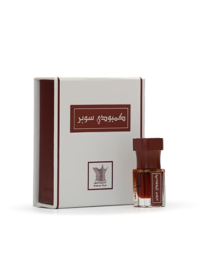 Arabian Oud Super Cambodian Dehn Oud 1/4 Tola 3ml - Image 3