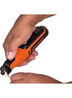 BLACK+DECKER Cordless Rotary Tool 8V + 53Pcs Accessories + Kit Box Bcrt8Ik Xj  - Image 4