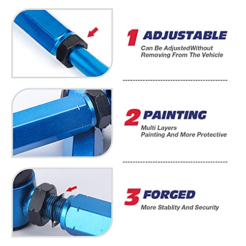 KSP PERFORMANCE KSP Rear Camber Arms/kits, Adjustable Toe -2.00° to +2.00° Camber -3.00° to +3.00° Suspesnion Arm fits 350Z 370Z Altima G35 G37 Sedan Coupe, 2PC - Image 3