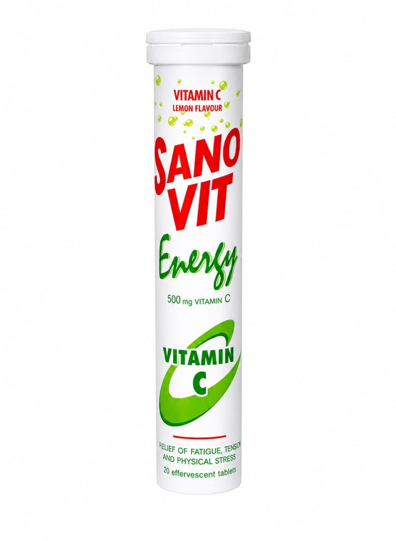 SANOVIT ENERGY VITAMIN C EFFERVESENT TABLETS