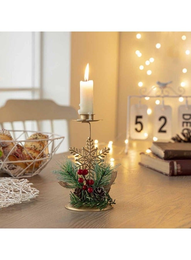 CCOVERY 3Pcs Iron Candle Holder The Candlesticks Gold Candelabra Table Candles Office Desk Decorations Candle Holder Adorn Festival Candle Tray - Image 5