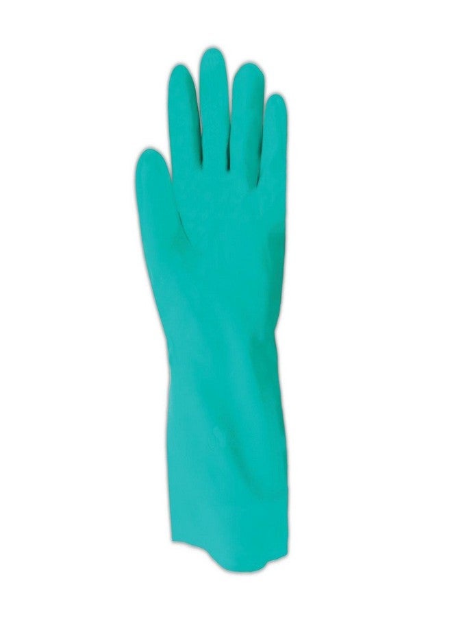 SHOWA 730 Nitrile Chemical Resistant Safety Glove with Cotton Flocked Liner, Food Safe, 15 Mil Thick, 13" Length, Medium (12 Pair) - Image 2