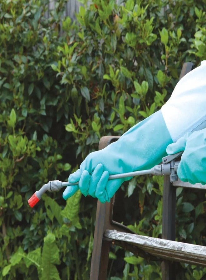 SHOWA 730 Nitrile Chemical Resistant Safety Glove with Cotton Flocked Liner, Food Safe, 15 Mil Thick, 13" Length, Medium (12 Pair) - Image 5