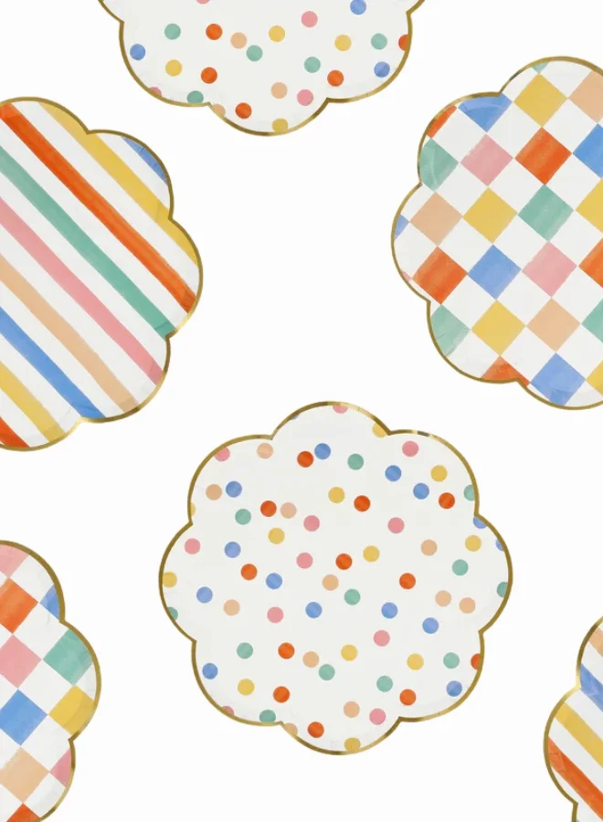 Colourful Pattern Side Plates