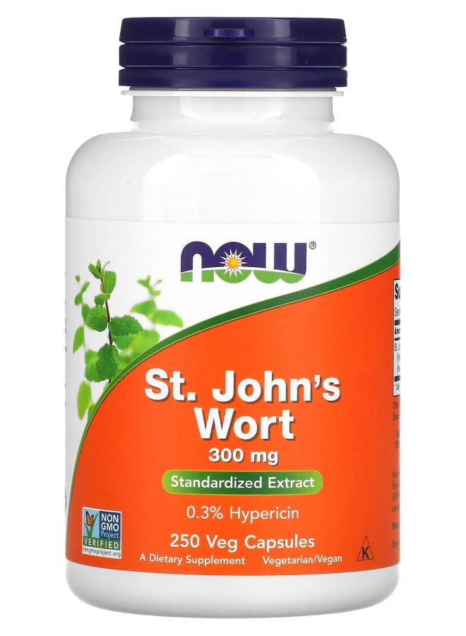 now St. John's Wort 300 mg 250 Veg Capsules
