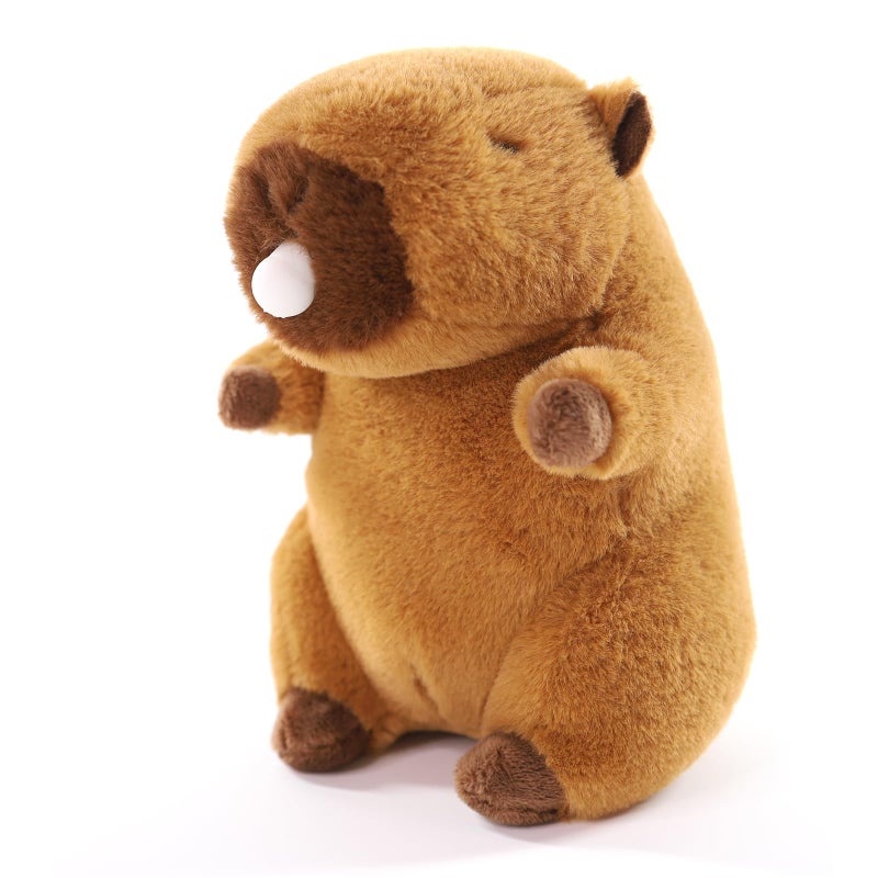 Sew Butiful Stuffed Capybara Plush  8"" Cute Plushie For Animal Themed Parties Teacher Student Award  Animal Toys For Baby  Boy  Girls  Great For Nursery  Room Decor  Bed - Image 1