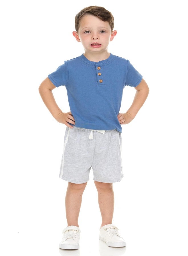 Cudlie 5-Pack Boys Baby & Toddler Shorts - Soft, Durable Play Shorts for Boys, Size 18 Months - Image 2