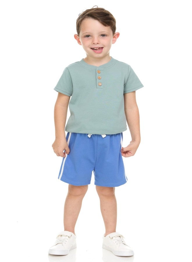 Cudlie 5-Pack Boys Baby & Toddler Shorts - Soft, Durable Play Shorts for Boys, Size 18 Months - Image 5