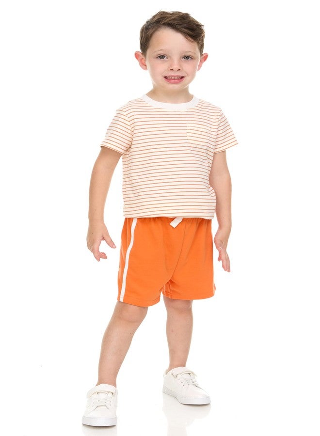 Cudlie 5-Pack Boys Baby & Toddler Shorts - Soft, Durable Play Shorts for Boys, Size 18 Months - Image 3