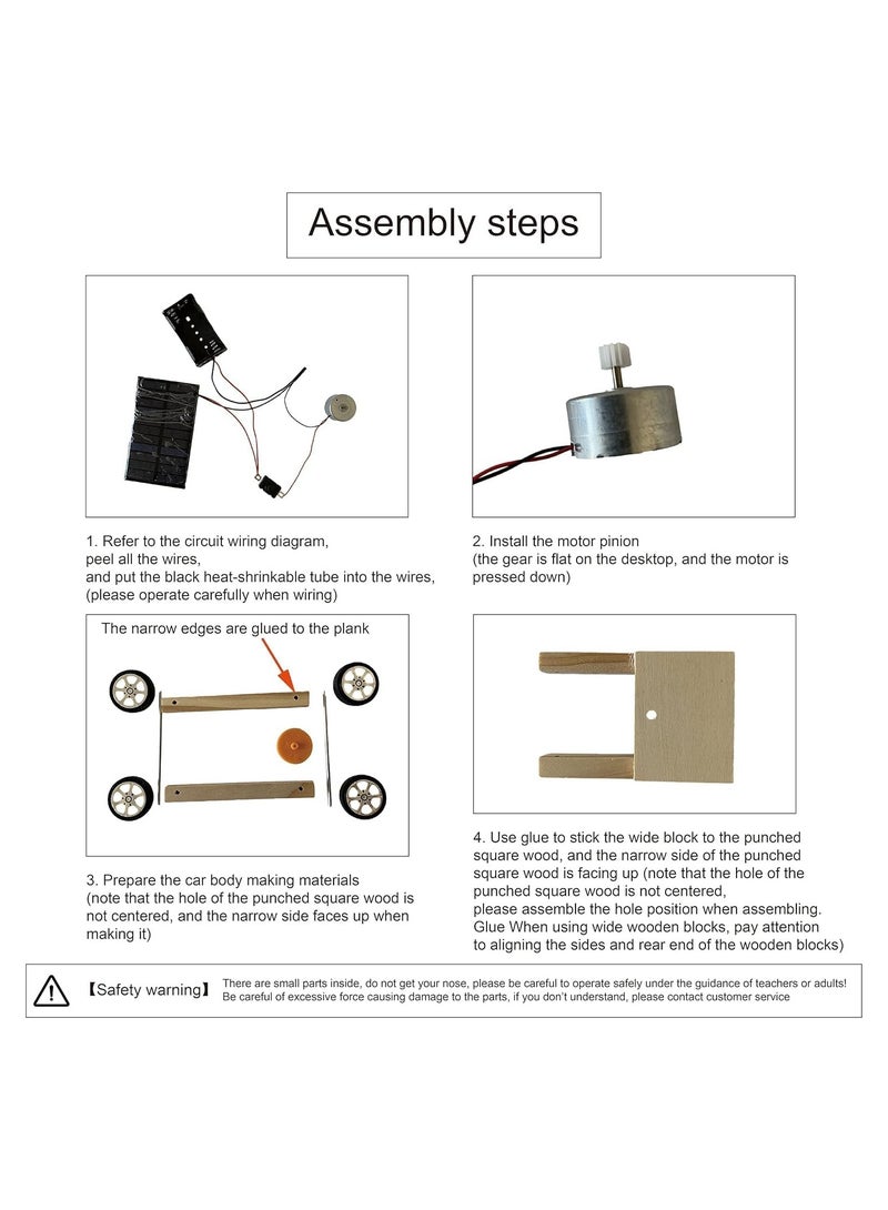 Solar Car Model Kits to Build,Science kit Science Experiment Kit for Applicable to Youth Age, Robotic Stem Project Build,Educational DIY STEM Set - Image 4