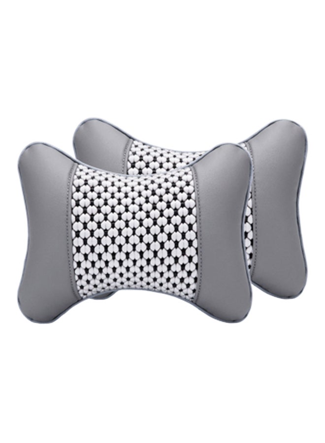MUNTAQI 2-Piece Wear Resistant Car Neck Pillow Cushion Set