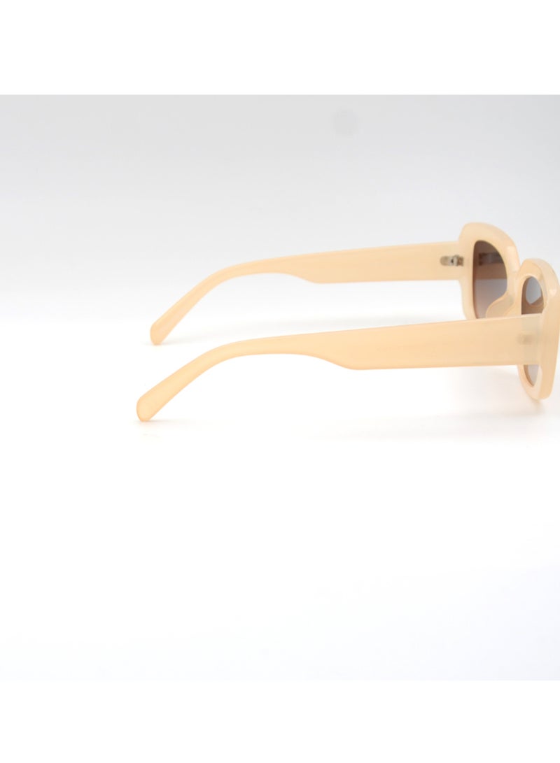 MADEYES نظارات شمسية واقية من الأشعة فوق البنفسجية للجنسين EE23P005-2 - كريستال.بني - Image 4