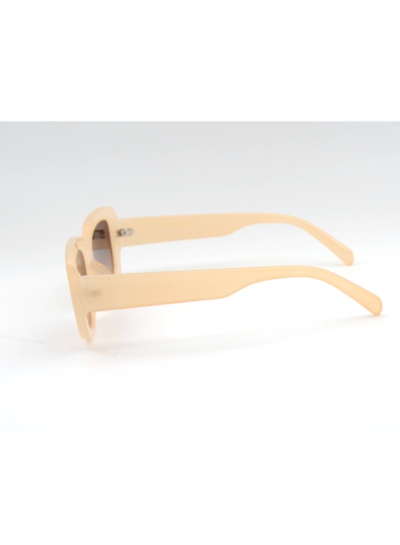 MADEYES نظارات شمسية واقية من الأشعة فوق البنفسجية للجنسين EE23P005-2 - كريستال.بني - Image 3