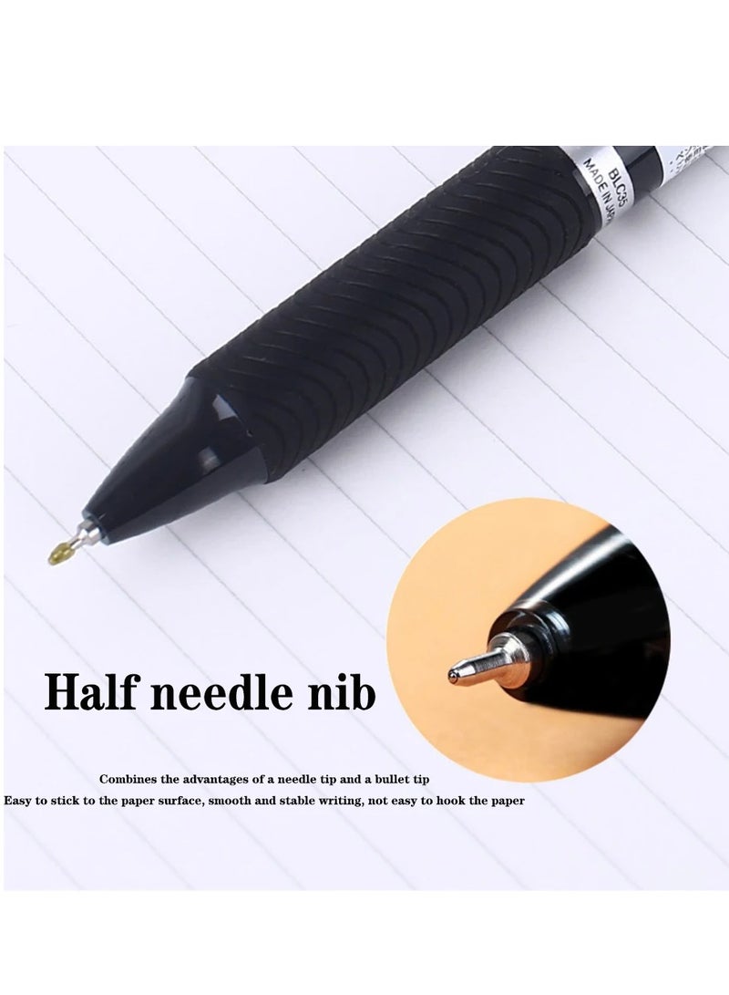 Pentel قلم حبر جل متعدد الألوان بثلاثة ألوان، برميل أبيض - Image 3