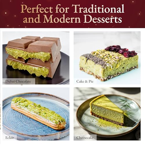 SINCE 1871 GÜLLÜOGLU Gulluoglu Pistachio Cream, Pistachio Butter, Best for dubai chocolate, Turkish Premium Pistachios Cream 7 oz, 200 g Perfect Taste For Dubai Chocolate - Image 5
