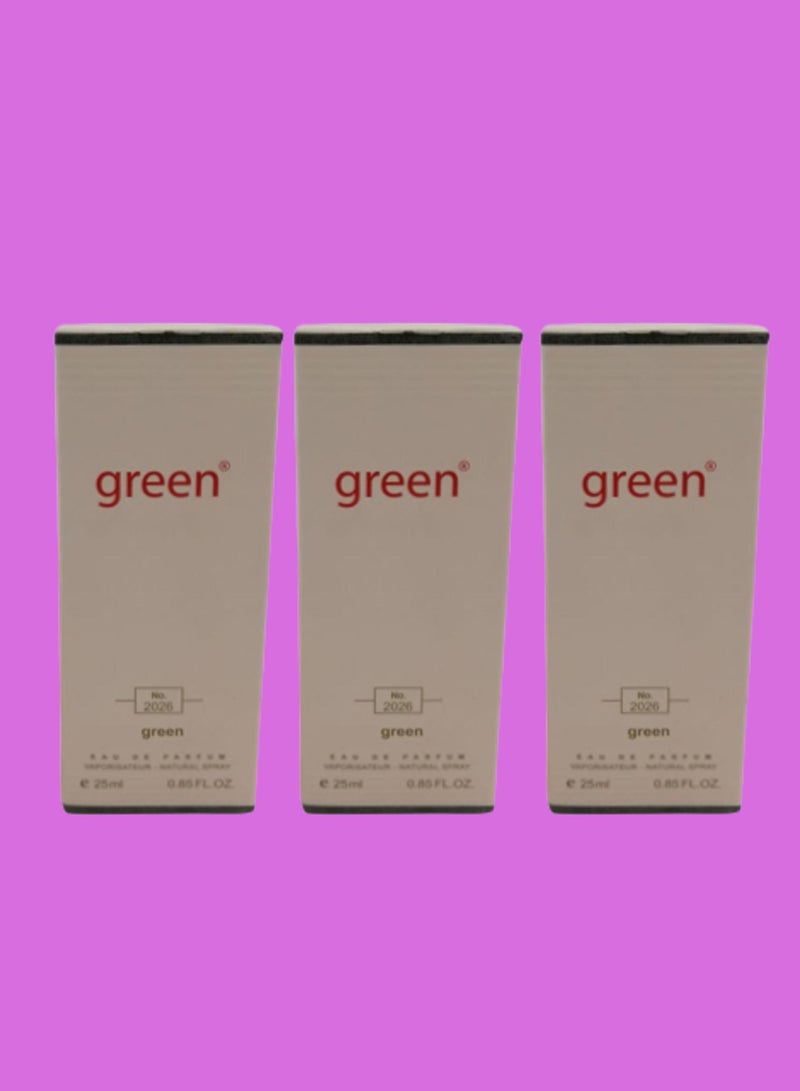 غرين 3 قطع عطر جرين رقم 2026 للنساء EDP - Image 2