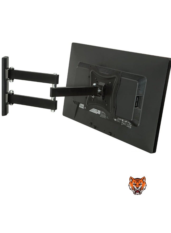 TIGER حامل تلفاز LCD مثبت على الحائط مع ذراع متحرك بالكامل، قابل للإمالة والدوران لشاشات مسطحة من 23'' إلى 37''، متوافق مع VESA 100x100mm أو 200x200mm - Image 2